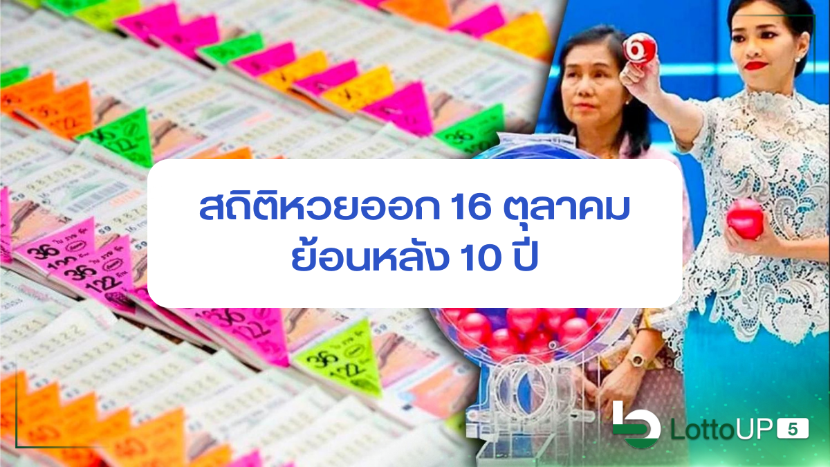 สถิติหวยออก 16 ตุลาคม