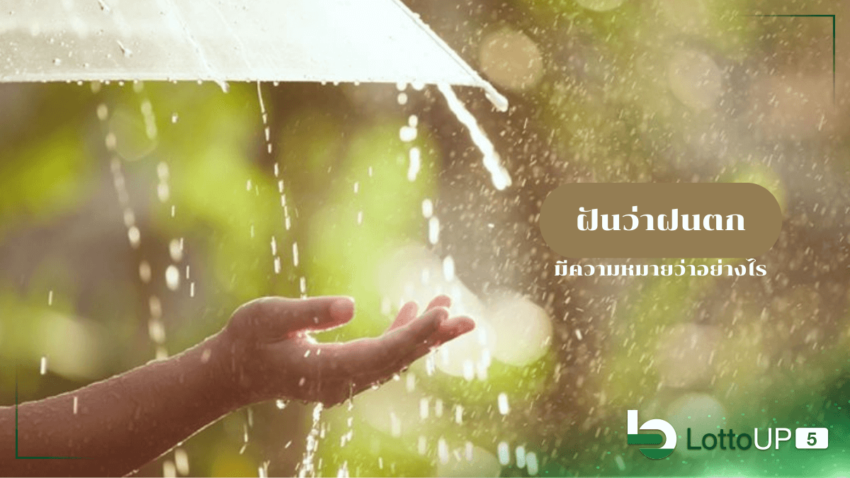 ฝันว่าฝนตก